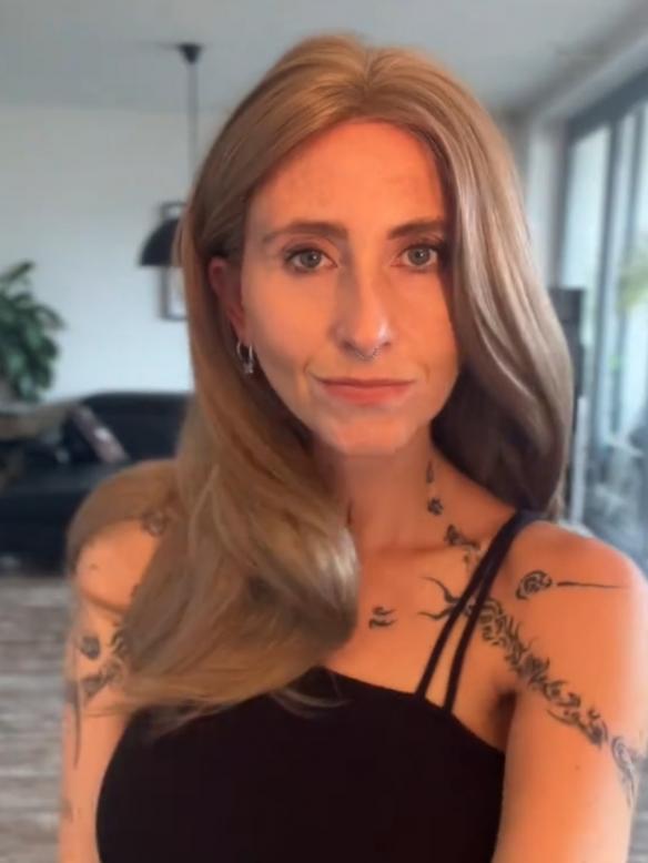 Natürlich Blond lange Synthetische Perücke (Lace Part) DLP012