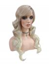 Blond Ombre Perücke mit Baby Pony Synthetisch natürlich stilvoll (Basic Kappe) DBK022