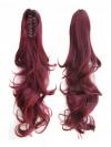 55cm-Ponytail-Haarteil mit Haarkralle – Lockiger Look zum Einklemmen HE004
