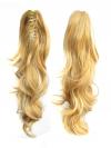 55cm-Ponytail-Haarteil mit Haarkralle – Lockiger Look zum Einklemmen HE004