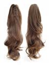 55cm-Ponytail-Haarteil mit Haarkralle – Lockiger Look zum Einklemmen HE004