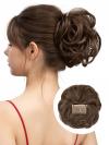 Haarteil im Messy-Bun-Stil mit Seitenkamm – zum Einklippen HE011