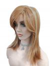 Elegante kupferrote synthetische Perücke (Basis Kappe) DBK007