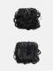 Kurzes Lockiges Dutt Haarteil Messy Bun Look HE005