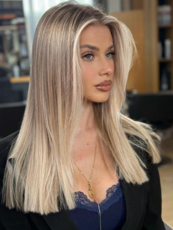 Blond Mix 100% Remy Echthaar  Peürcke EH030