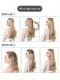 Gewellte Halo Haar Extensions HE001