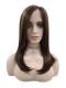 Warmes Braun Goldblond lange glatte Synthetische Perücke(Lace Part) DBK042