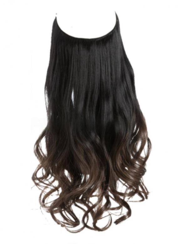 Gewellte Halo Haar Extensions HE001