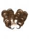 Haarteil im Messy-Bun-Stil mit Seitenkamm – zum Einklippen HE011