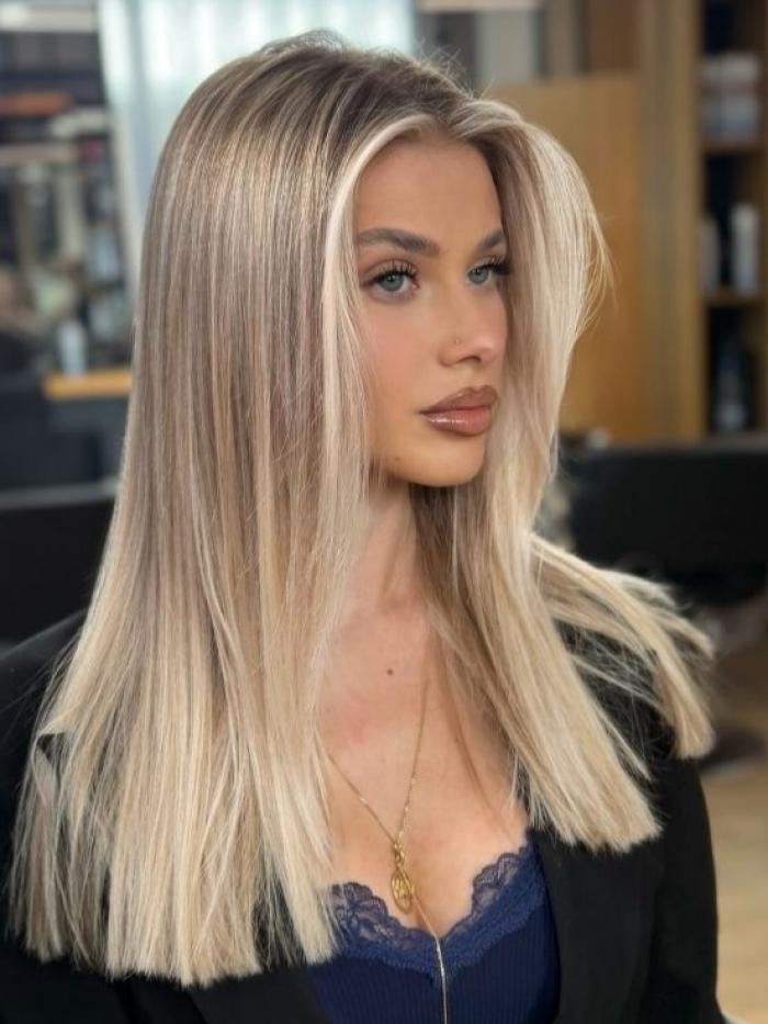 Blond Mix 100% Remy Echthaar  Peürcke EH030