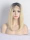 Schwarz Ombré Blond Bob Lace Front synthetische Perücke SNY109